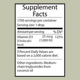 Vitamin D3 1000 IU drops