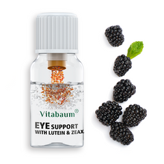 Eye Support with Lutein & Zeaxanthin - Monthly supply - pack of 30 vials - 10ml - Vitabaum®