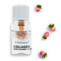 Collagen Plus with Vitamin C & Zinc - Monthly supply - pack of 30 vials - 10ml - Vitabaum®