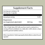 Magnesium bisglycinate capsules