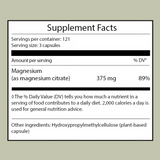 Magnesium citrate capsules