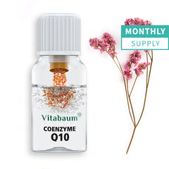 Coenzyme Q10 with 5 B-Vitamins & Lycopene - Monthly supply - pack of 30 vials - 10ml - Vitabaum®