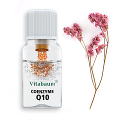 Coenzyme Q10 with 5 B-Vitamins & Lycopene - Monthly supply - pack of 30 vials - 10ml - Vitabaum®