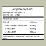 Premium Omega 3 Softgels